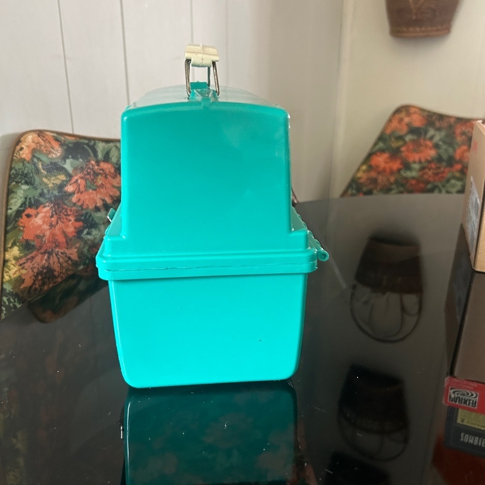 Retro Thermos Teal Lunchbox - Picture 4 of 6